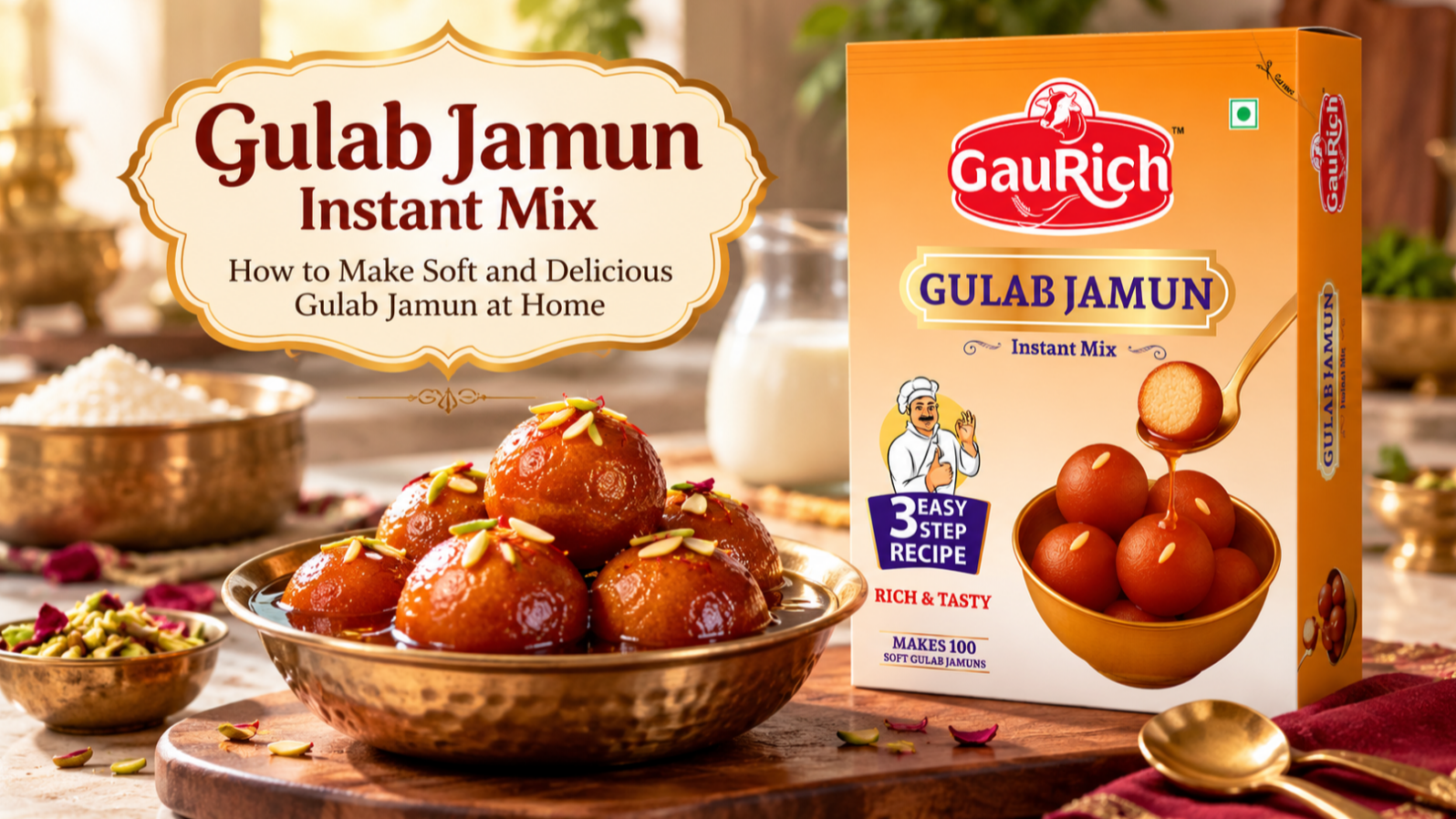 How to Make Soft and Delicious Gulab Jamun at Home