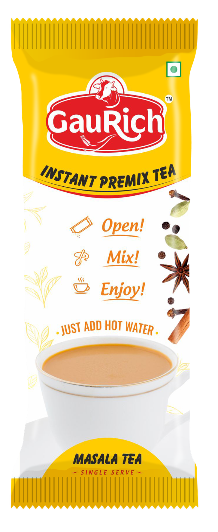 GauRich Masala Tea Instant Premix — 14g (Sachet)